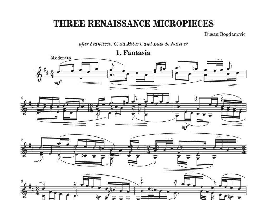 Three Renaissance Micropieces
